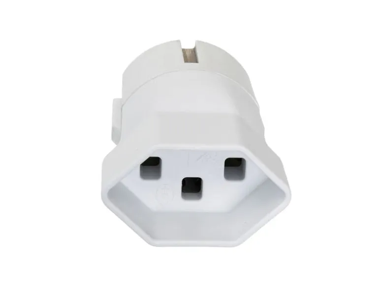 FURBER.power Reiseadapter CH T23 – Schuko Weiss