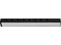 FURBER.power 19" Steckdosenleiste 8x T13 Schwarz