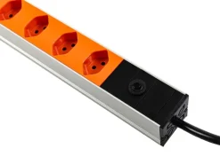 FURBER.power 19" Steckdosenleiste 8x T13 Orange