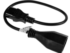 FURBER.power Verlängerungskabel C14-T13 0.3 m Schwarz