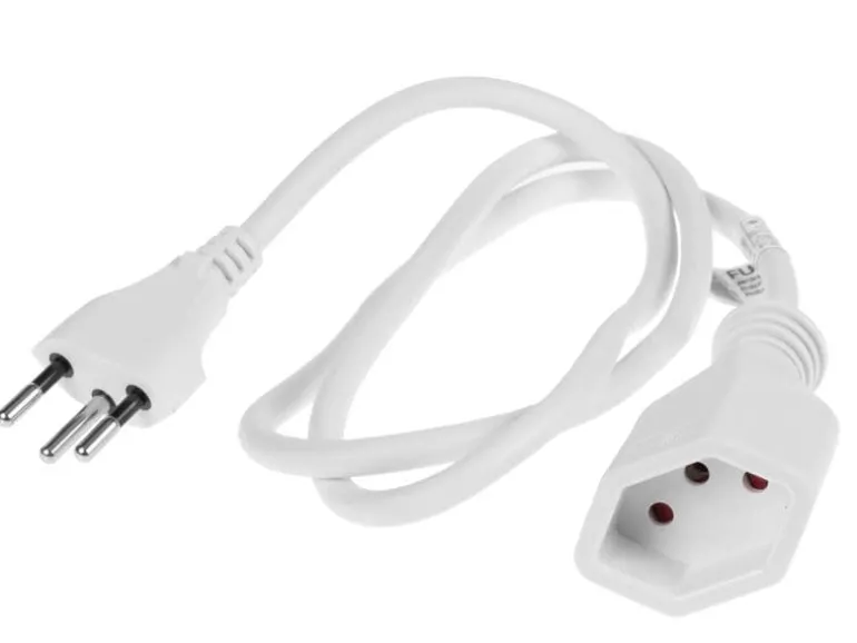 FURBER.power Verlängerungskabel T13-T12 1 m Weiss