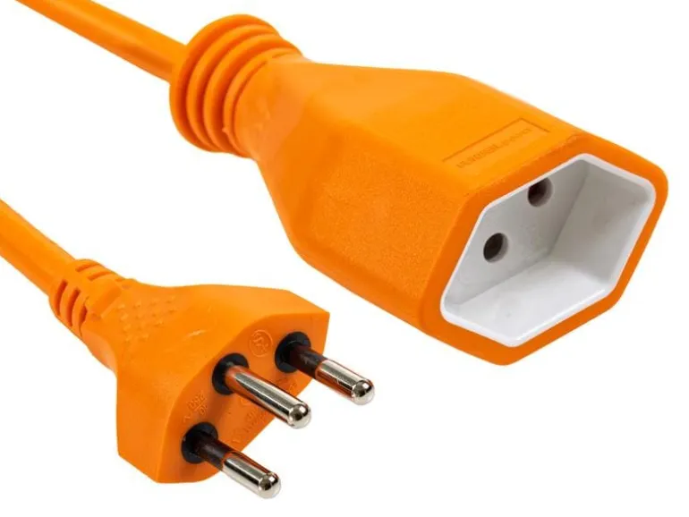 FURBER.power Verlängerungskabel T13-T12 5 m Orange