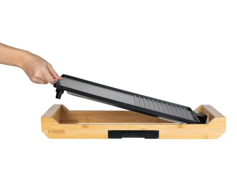 FURBER Tischgrill Bambus
