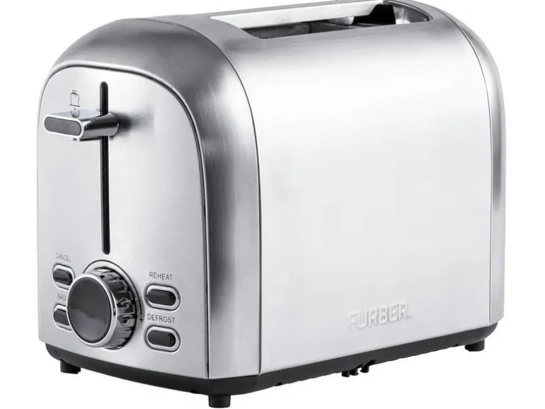 FURBER Toaster Crusty Silber