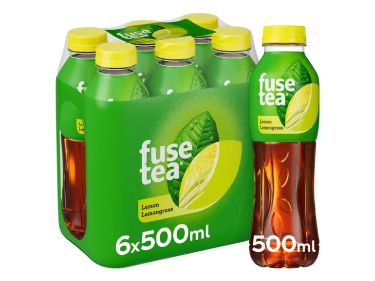 Fusetea Black Ice Tea Lemon 6 x 0.5 l