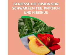 Fusetea Black Ice Tea Peach-Hibiscus 6 x 0.33 l
