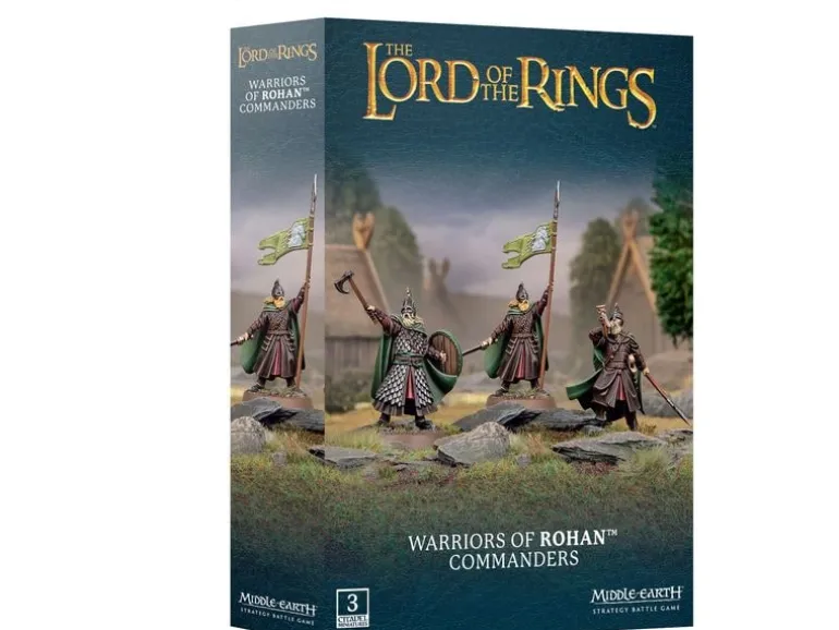 Games Workshop Middle Earth Strategy Battle Game – Rohan Commanders