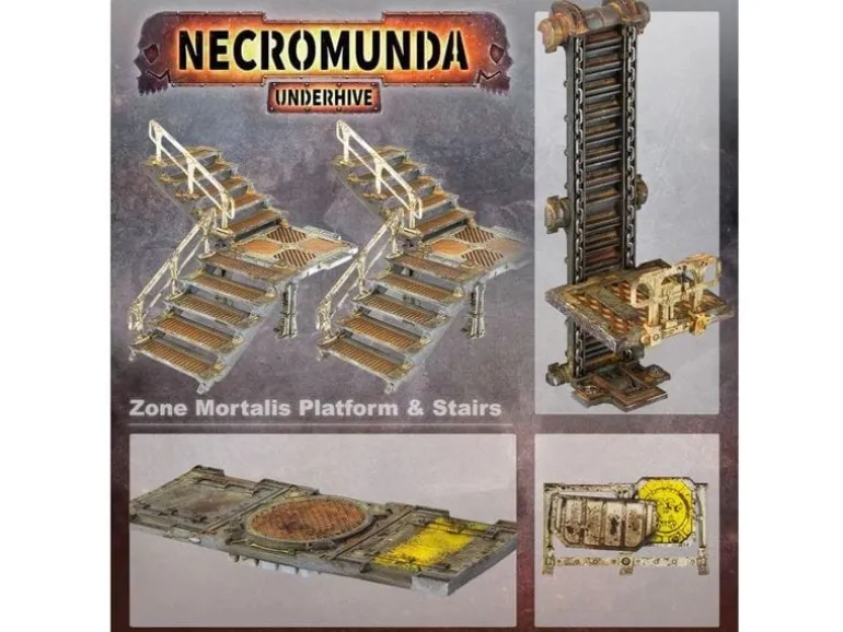 Games Workshop Warhammer Necromunda Zone Mortalis: Platforms & Stairs
