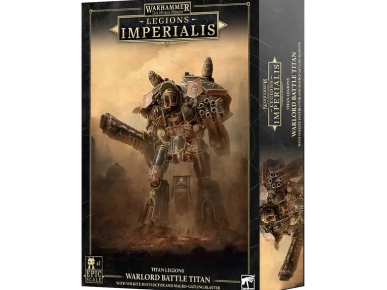 Games Workshop Warlord Titan mit Volkite und Macro Gatling