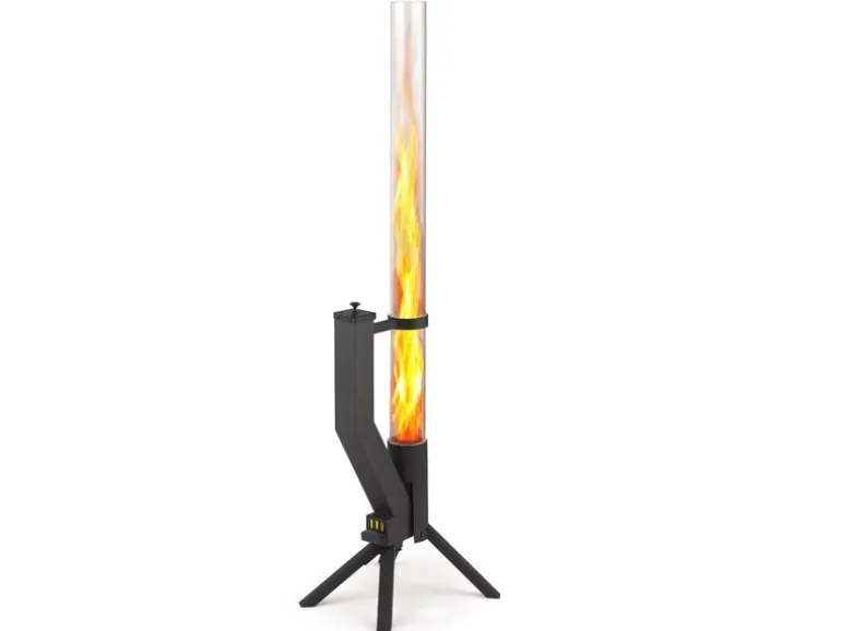 Gardenflare Klassik Feuerrohr Schwarz