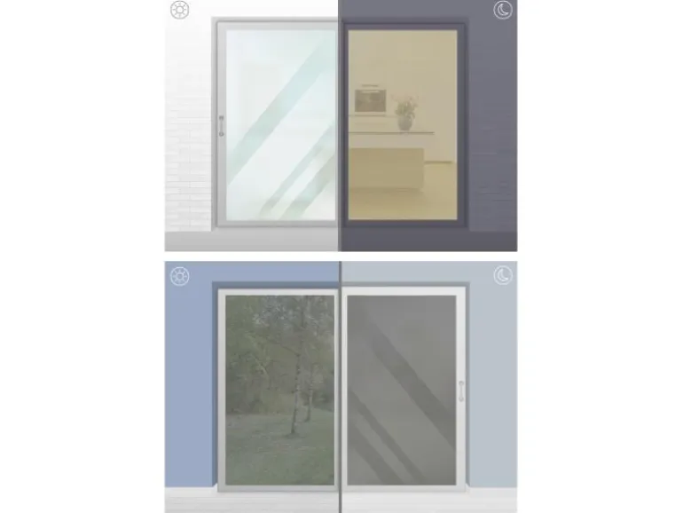 Gardinia Fensterfolie UV-Schutz 45 x 150 cm, Silber