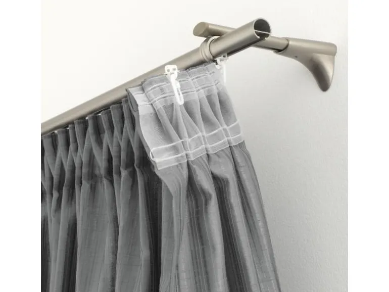 Gardinia Ösengleiter Maxi klick mit Faltenlegehaken 20 Stück, Weiss