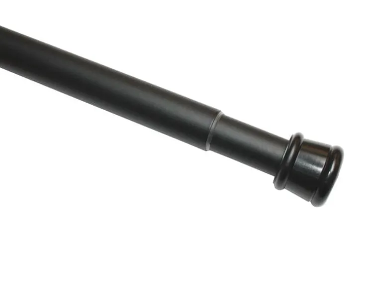 Gardinia Spannstange 60 - 100 cm, Schwarz