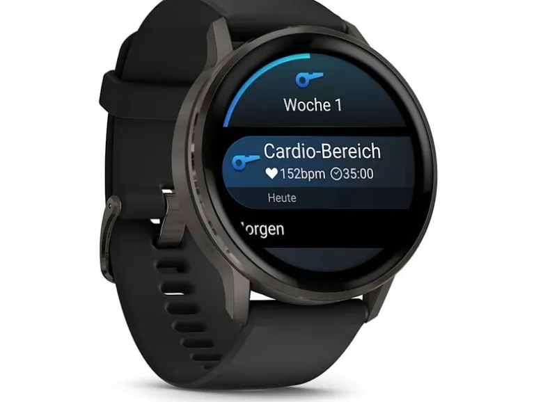GARMIN GPS-Sportuhr Venu 4 - 45 mm Schwarz/Grau