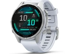 GARMIN Sportuhr Fenix 8 AMOLED, 43 mm Weiss