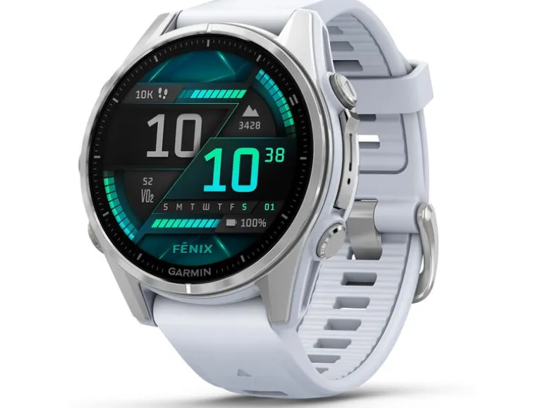 GARMIN Sportuhr Fenix 8 AMOLED, 43 mm Weiss