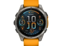 GARMIN Sportuhr Fenix 8 AMOLED Sapphire, 47 mm Graphit/Titan