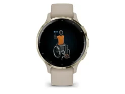 GARMIN Sportuhr Venu 3S French Gray / Softgold
