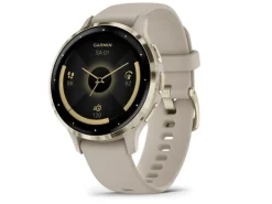 GARMIN Sportuhr Venu 3S French Gray / Softgold