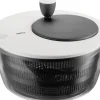 GEFU Salatschleuder Rotare 25 cm, Schwarz/Weiss