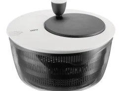GEFU Salatschleuder Rotare 25 cm, Schwarz/Weiss