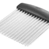 GEFU Wellenschneider Riffl Schwarz/Silber