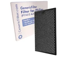GenericFilter Ersatzfilter für Philips FY1413 Aktivkohlefilter 2 Stück