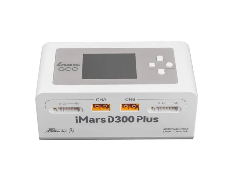 Gens ace Dual-Ladegerät iMars D300 Plus Weiss