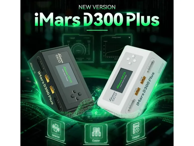 Gens ace Dual-Ladegerät iMars D300 Plus Weiss