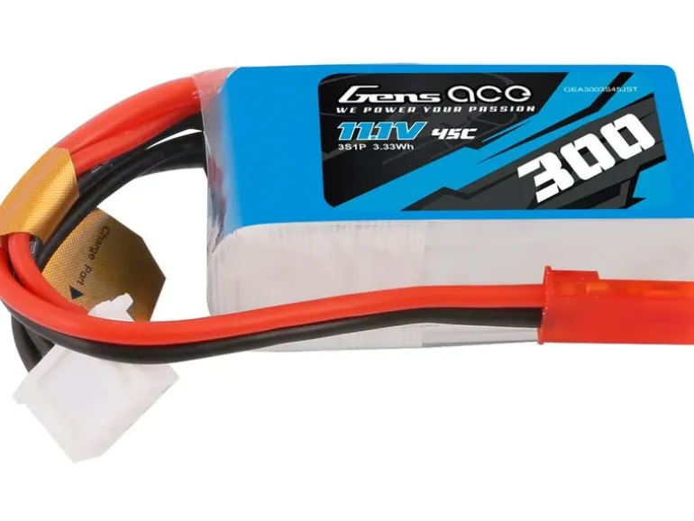Gens ace RC-Akku 300 mAh 11.1 V 45C 3S1P Lipo