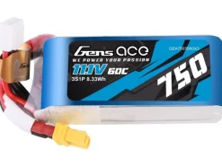 Gens ace RC-Akku 750 mAh 11.1 V 60C 3S1P Lipo