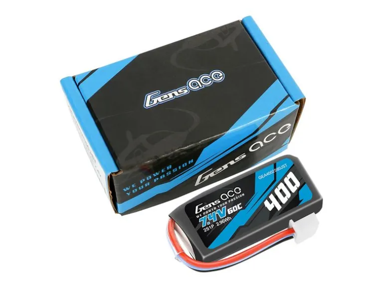 Gens ace RC-Akku 400 mAh 7.4 V 60C 2S1P Lipo