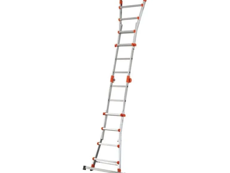 GIERRE Teleskopleiter Aluminium gebördelt 4x4 Stufen