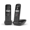Gigaset Schnurlostelefon AS690 Duo  Schwarz