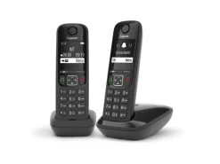 Gigaset Schnurlostelefon AS690 Duo  Schwarz