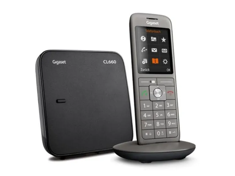 Gigaset Schnurlostelefon CL660 Silber