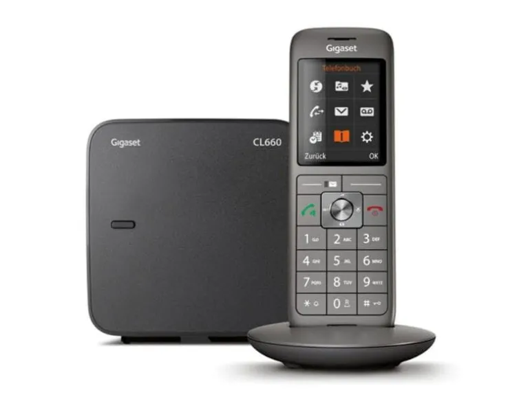 Gigaset Schnurlostelefon CL660 Silber