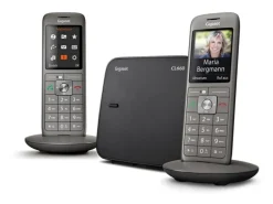 Gigaset Schnurlostelefon CL660 Duo  Silber