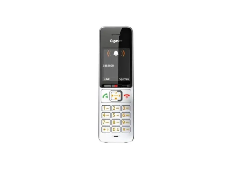 Gigaset Schnurlostelefon Comfort 500A Duo Schwarz/Silber