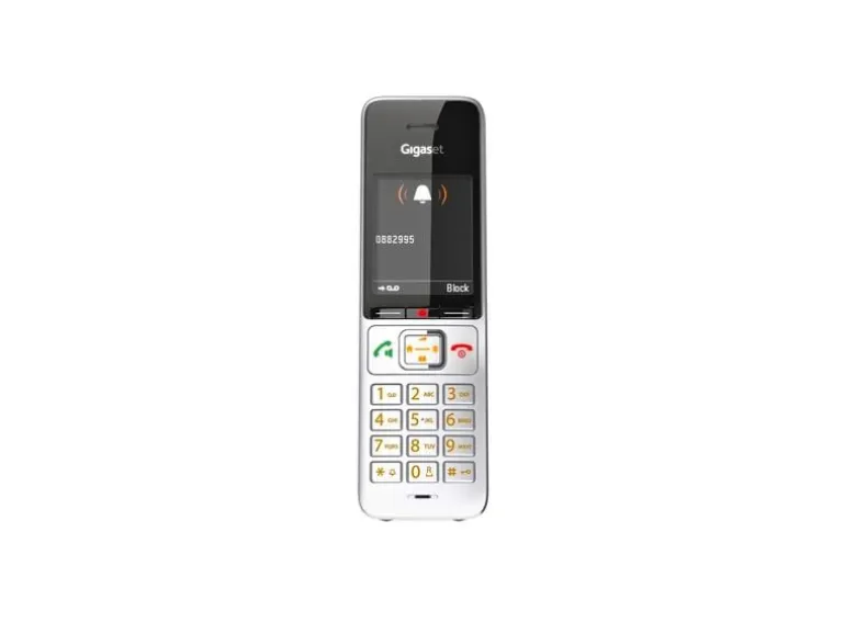 Gigaset Schnurlostelefon Comfort 500A Schwarz/Silber