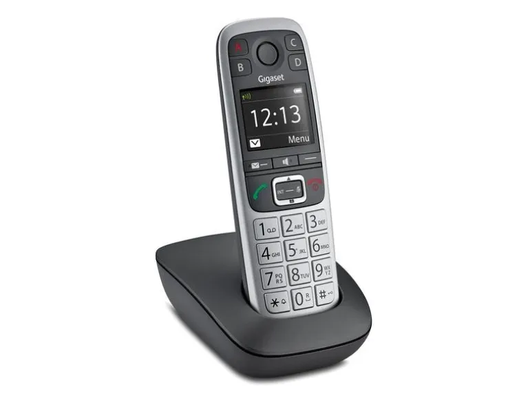 Gigaset Schnurlostelefon E560 Schwarz/Silber