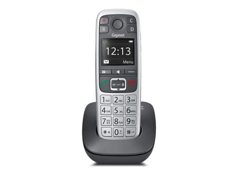 Gigaset Schnurlostelefon E560 Schwarz/Silber