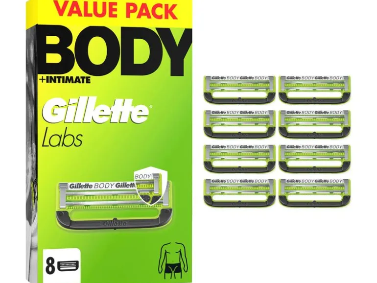 Gillette Body & Intimate Ersatzklingen 8 Stück