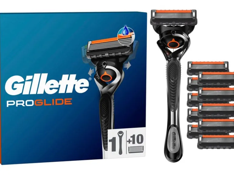 Gillette Herrenrasierer Gillette Fusion5 Proglide 10er + Handstück