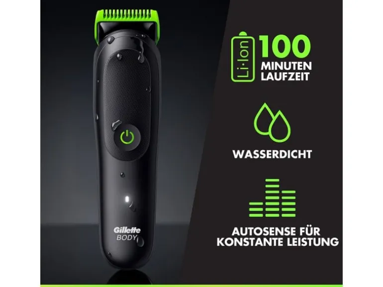 Gillette Körperrasierer + Intimhaartrimmer für Männer i5