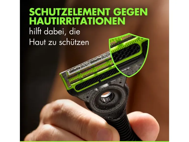 Gillette Rasierer Body + Intimate inkl. 3 Klingen