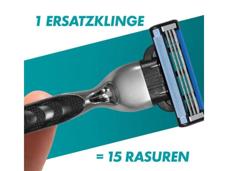 Gillette Rasierer Mach3 + 8 Klingen