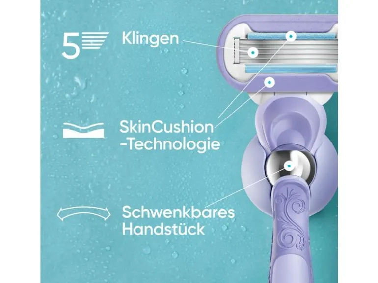Gillette Venus Rasierklingen Extra Smooth Swirl 8 Stück