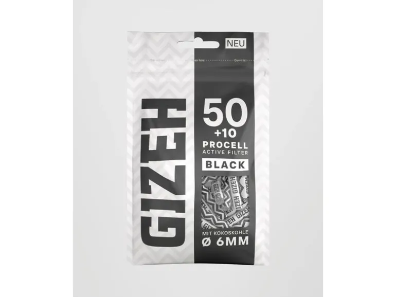 Gizeh Active Filter 6 mm 50 Stück