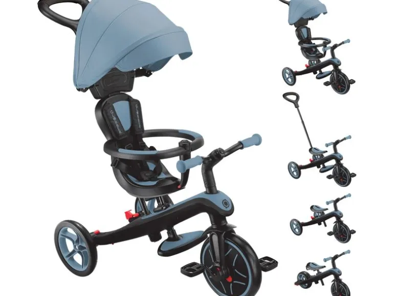 GLOBBER Explorer Trike 4 in 1 Dreirad blau Explorer Trike 4 in 1